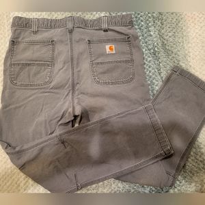 Carhartt 36/30, black broken in straight legs jeans